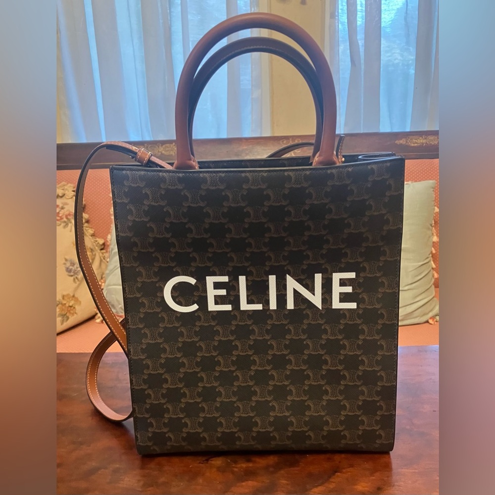 Authentic Celine Vertical Cabas Tote (small)